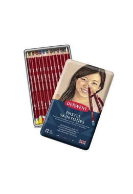 Estojo Lápis Pastel C/12 Skintones 2300563 Derwent